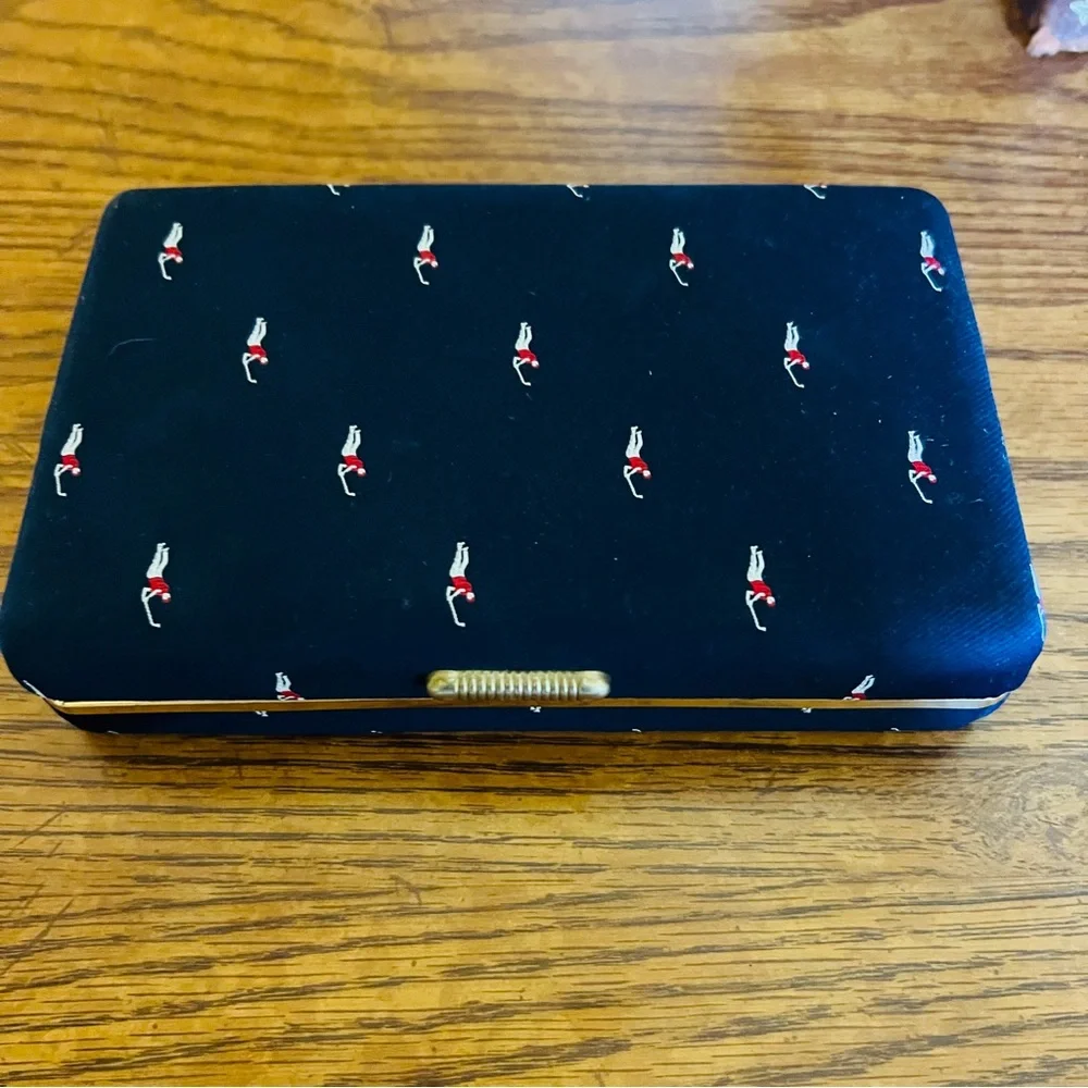 Vintage Golf Motif Cuff Link Storage Box